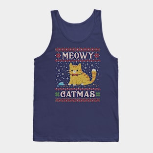 Meowy Catmas Tank Top